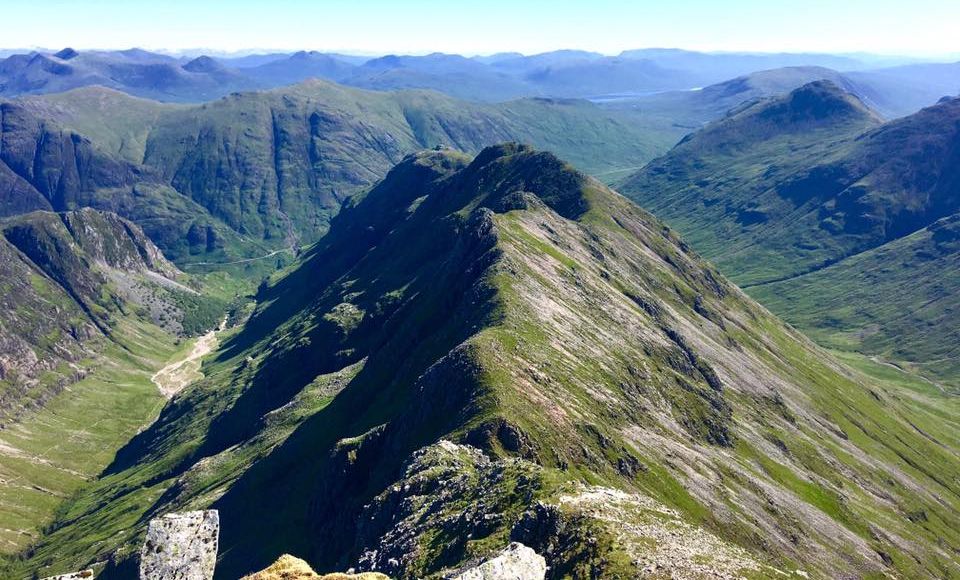 Three Sisters of Glencoe - Beinn Fhada ridge