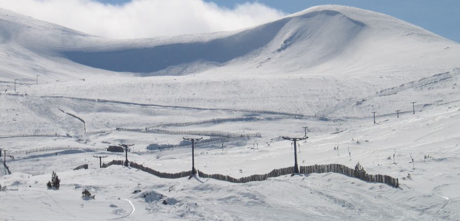 Ski slopes at Aviemore