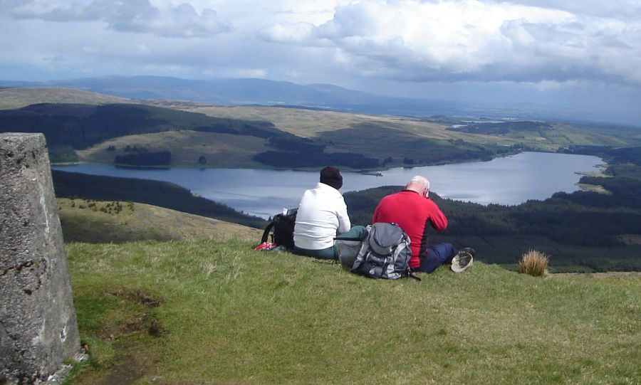 Carron Valley Reservoir from Meikle Bin