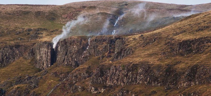 Jenny's Lum in the Campsie Fells above Strathblane