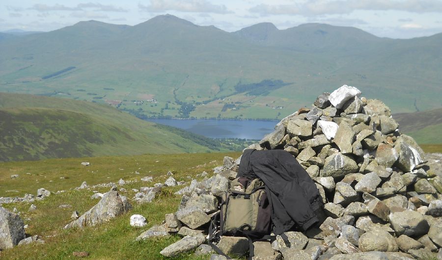 Ben Lawyers Group above Loch Tay from summit of Creagan na Beinne ( 2913ft, 888m )