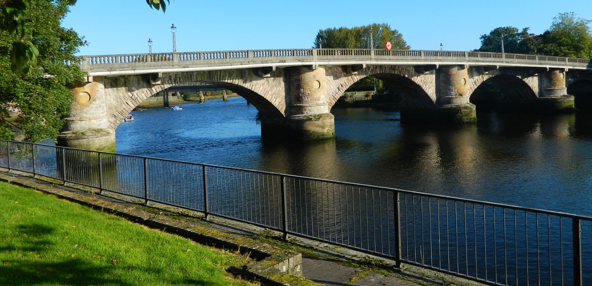 Road bridge over the River Leven at Dumbarton