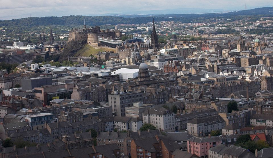 Edinburgh City Centre from Salisbury Crags