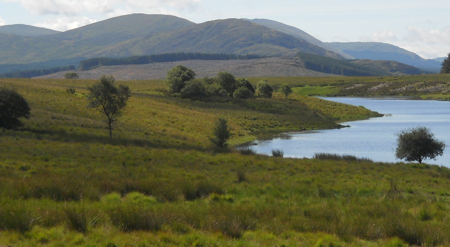 Galloway Hills from Loch Muck