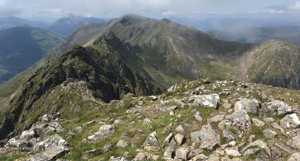 Aonach Eagach Ridge in Glencoe