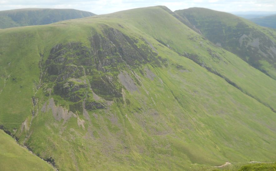 Saddle Yoke ( the return route ) from Hart Fell