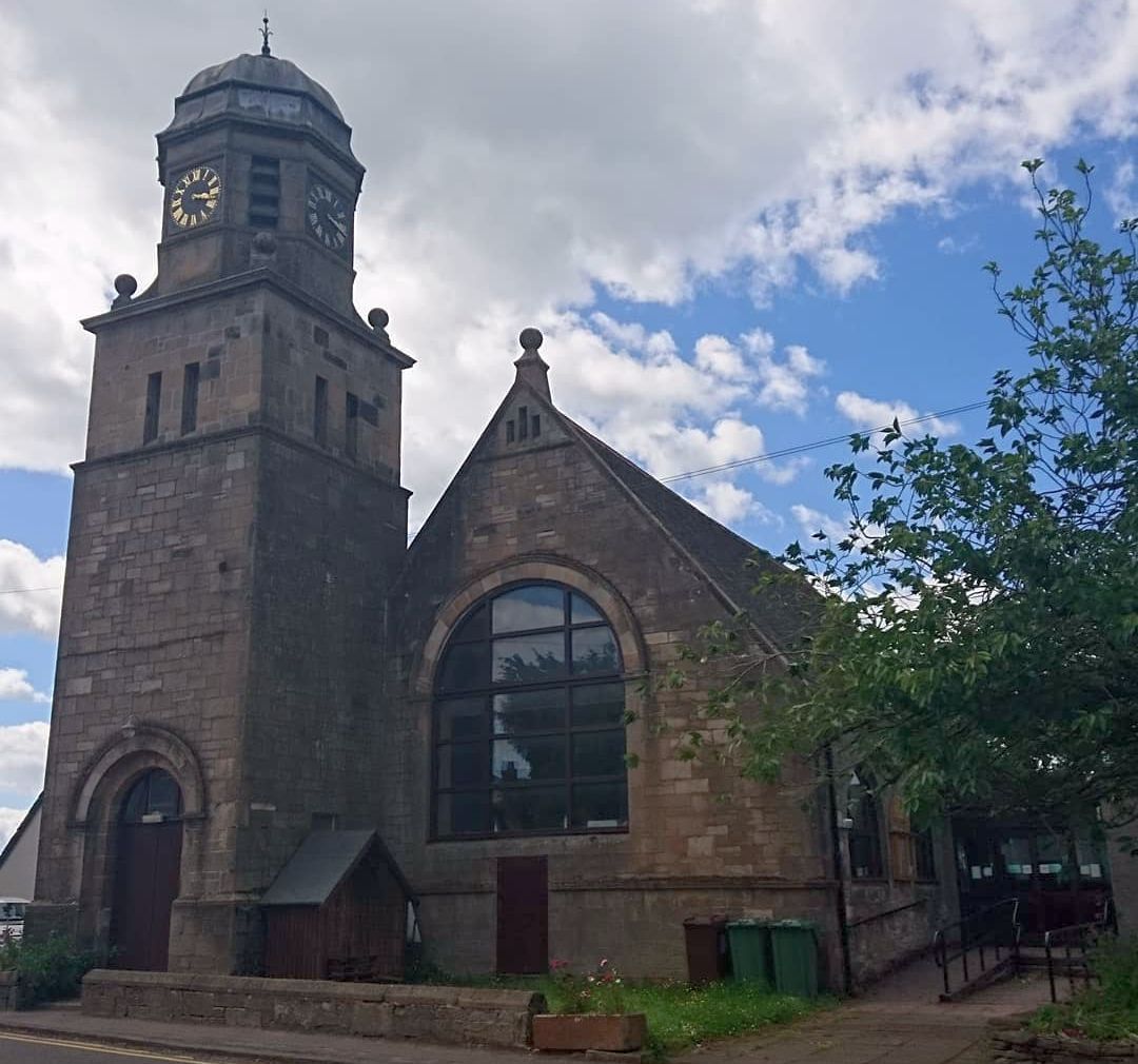 Church and Clock Tower in Buchlyvie Village