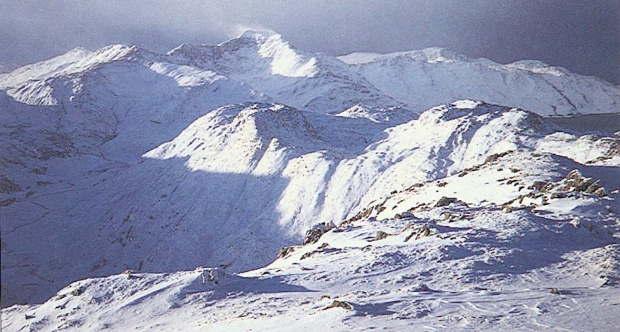 Ladhar Bheinn in winter