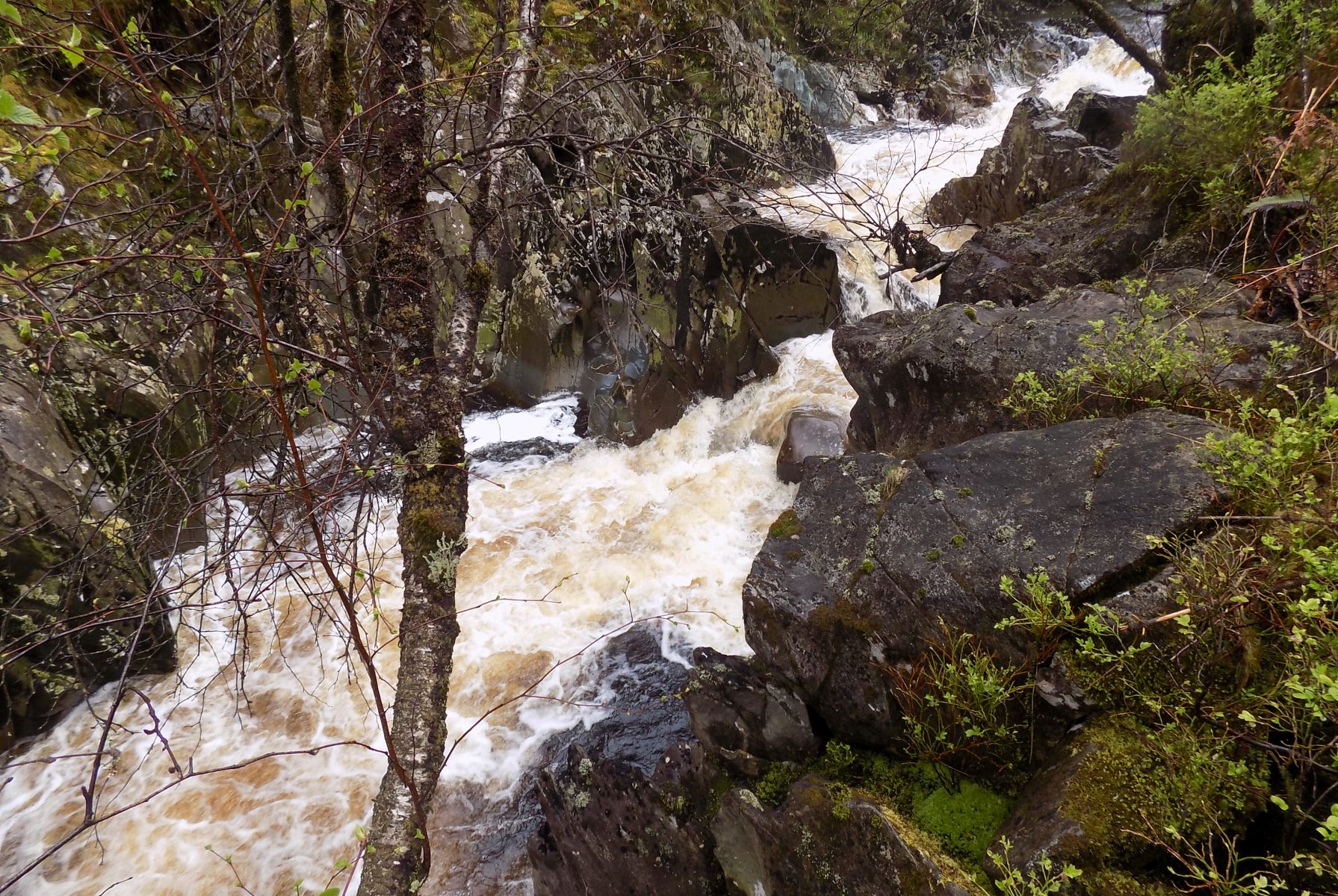 Black Linn of Blairvich  Waterfall on the Duchray Water