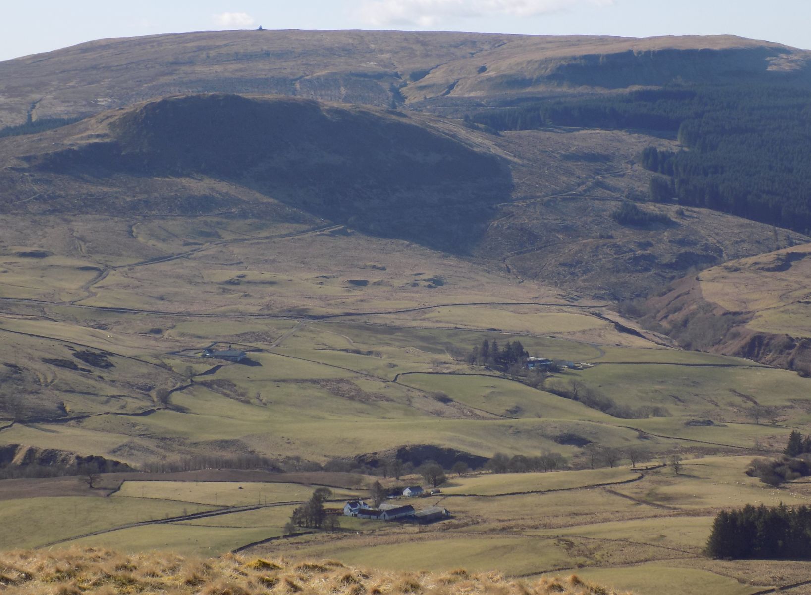 Campsie Fells from Fintry Hills