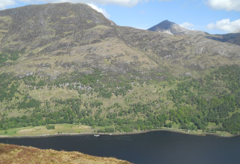 Beinn na Caillich above Loch Leven from the Corbett Garbh Bheinn