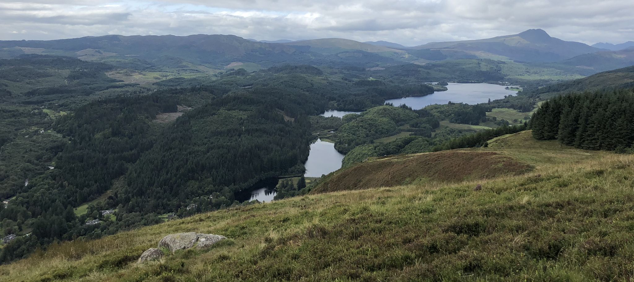 Loch Ard and Ben Lomond from Craigmore