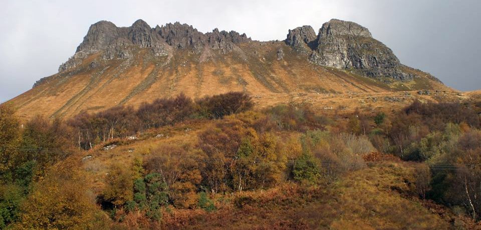 Stac Pollaidh in Wester Ross in the NW Highlands of Scotland