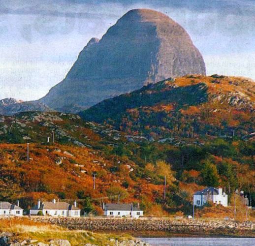 Suilven from Loch Inver in NW Scotland