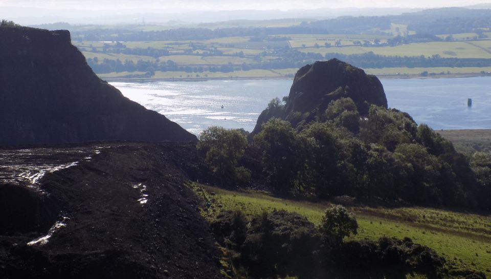 Dumbuck Crags from Dunbowie Dun