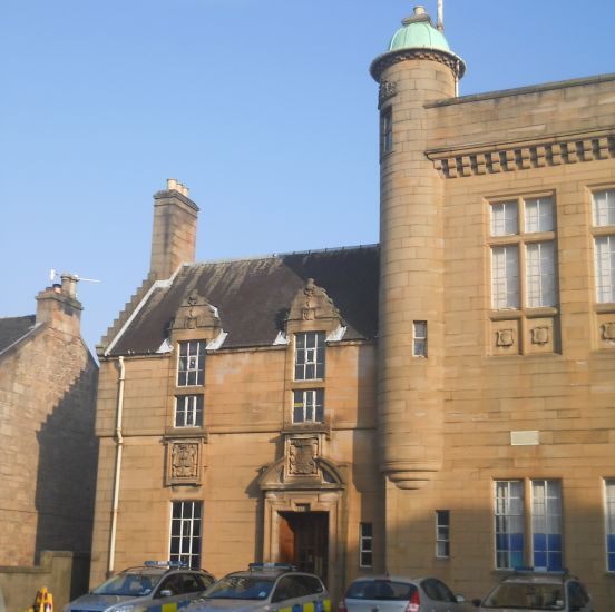 The Police Station Building in Renfrew