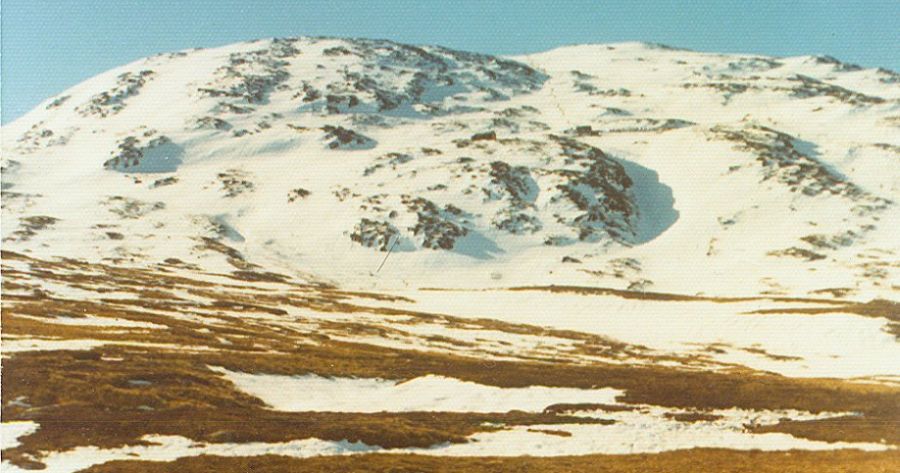 Ski Slopes on Meall a Bhuiridh in Glencoe