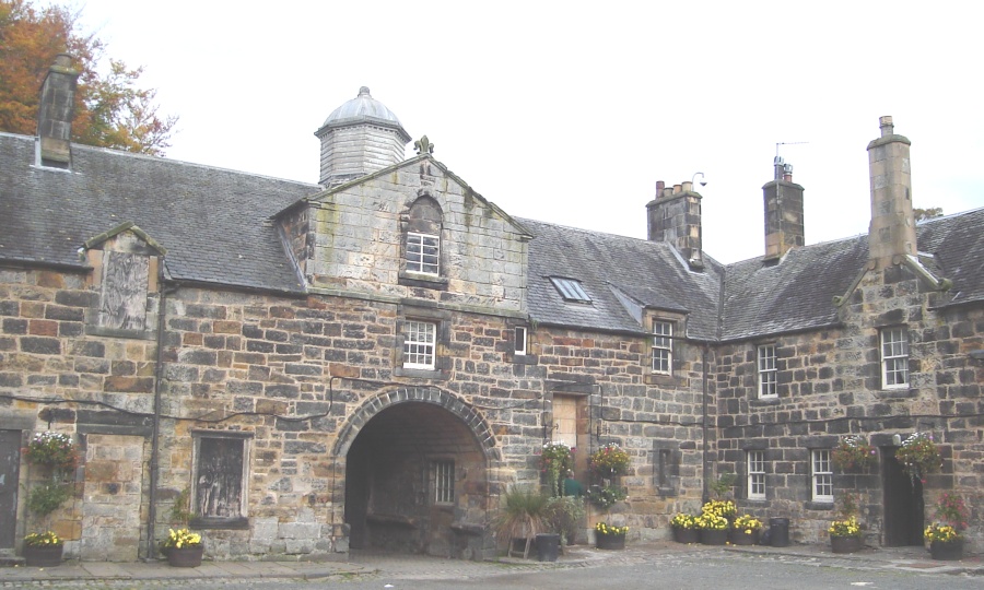 Stables Courtyard at Pollock House