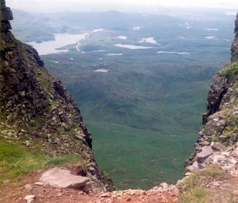 View from Quinaig in Sutherland