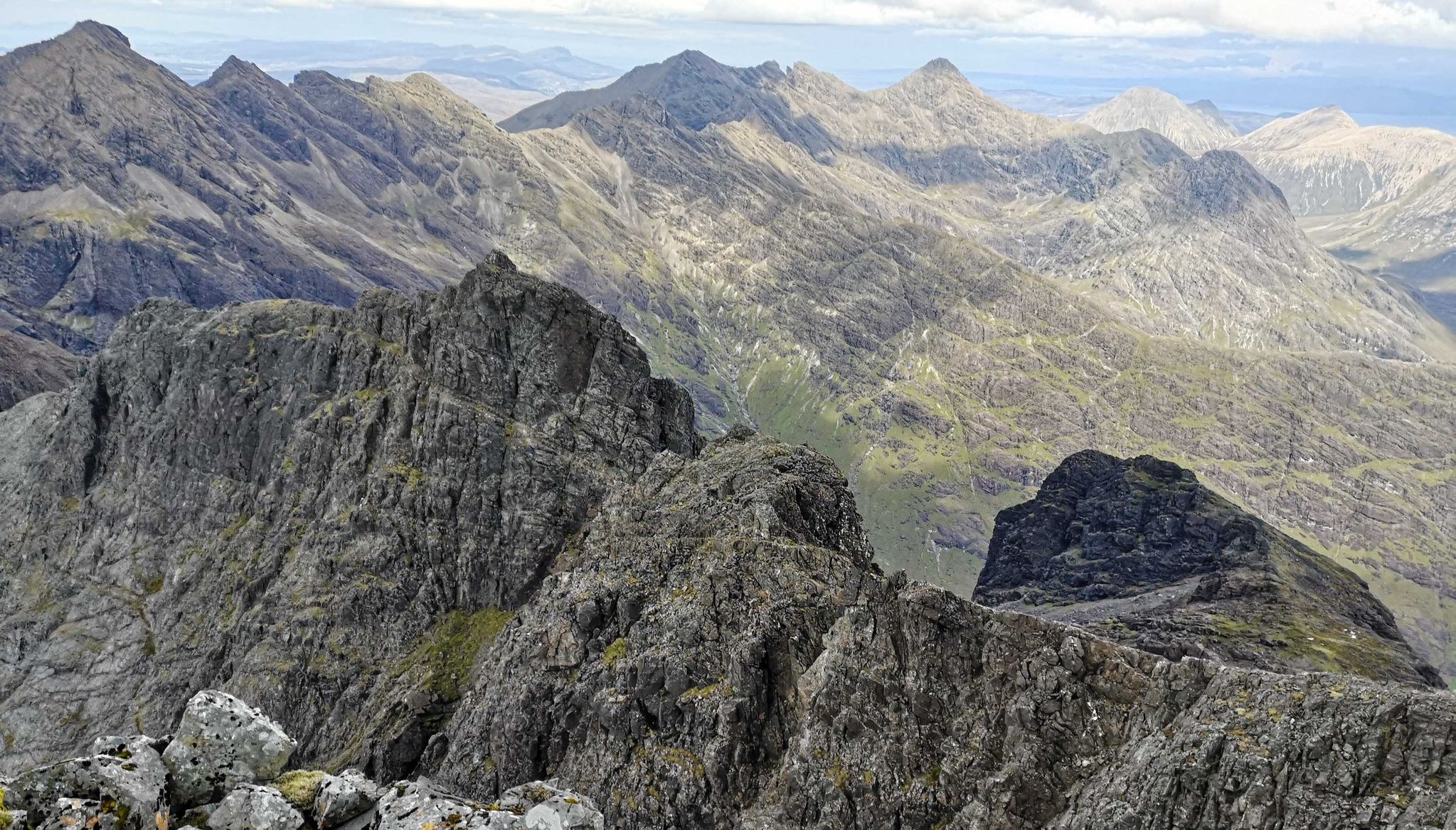 The Main Ridge of the Black Cuillin on the Isle of Skye