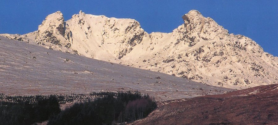 Photo Gallery of hillwalking and climbing in the Arrochar Alps in the Southern Highlands of Scotland