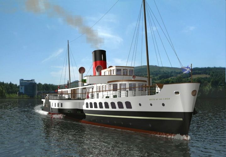 Maid of the Loch on Loch Lomond