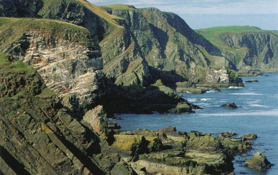 St. Abbs Head on the coast of Berwickshire