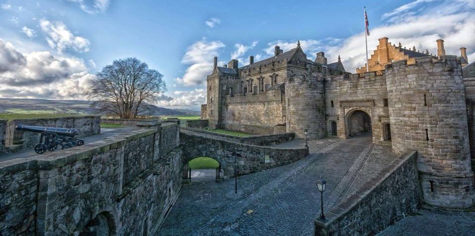 The battlements of Stirling Castle