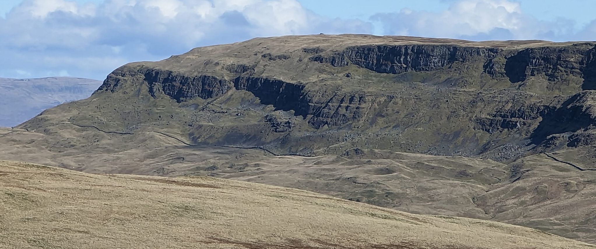 Stronend in the Fintry Hills from the Campsie Fells