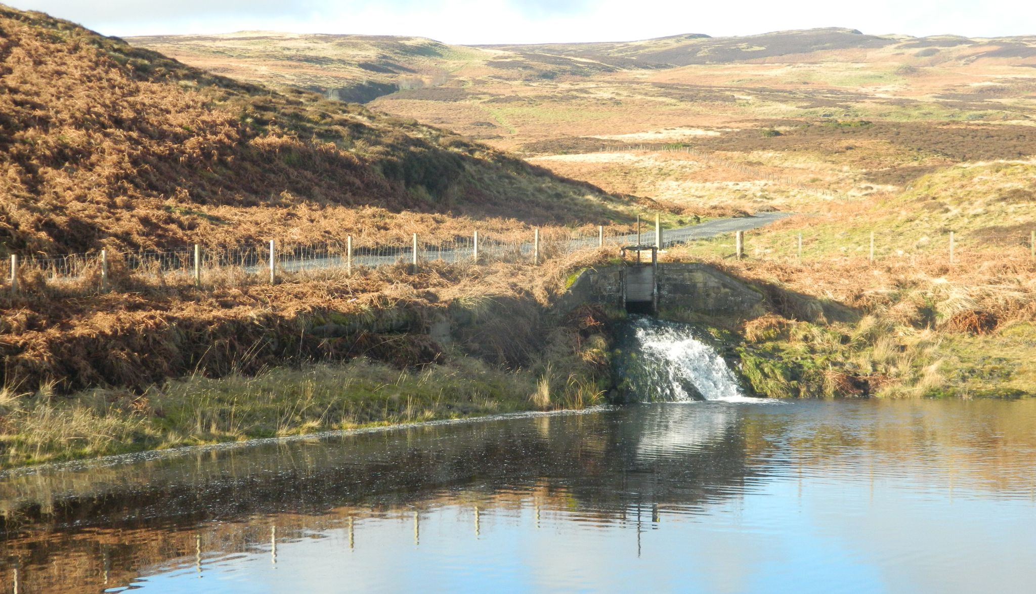 Higher reservoir in Touch Hills