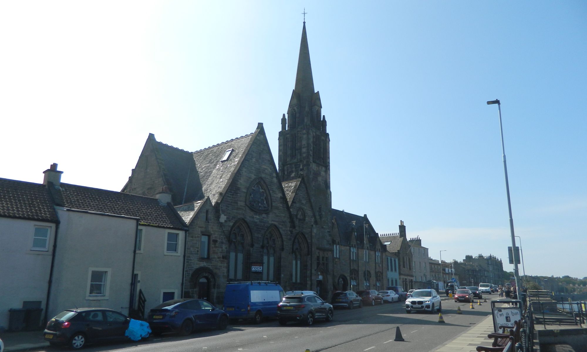 Church at Newhaven on Firth of Forth at Leith