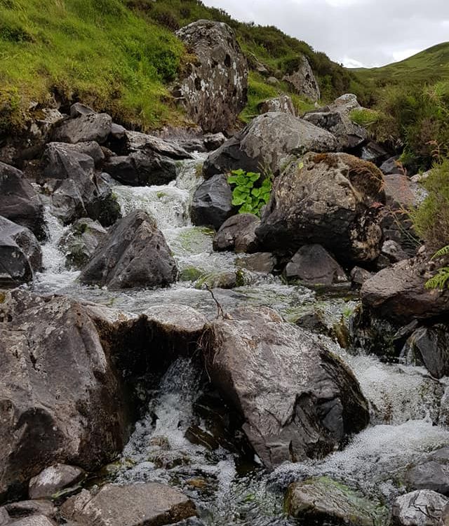 Tail Burn on trail to Loch Skeen