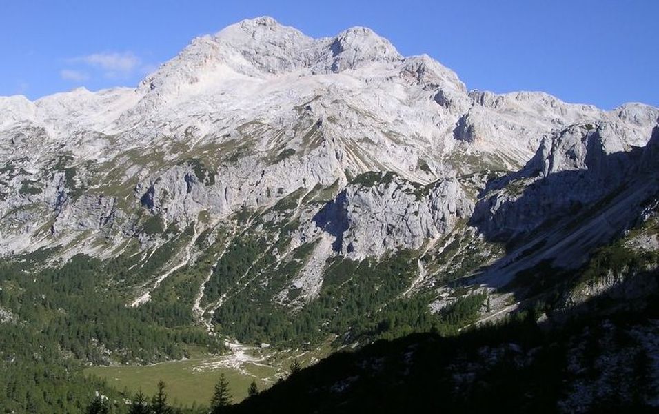 Mount Triglav in the Julian Alps of Slovenia