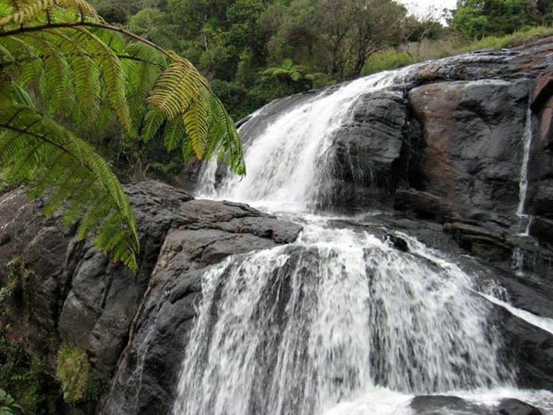 Baker's Falls in Horton Plains National Park