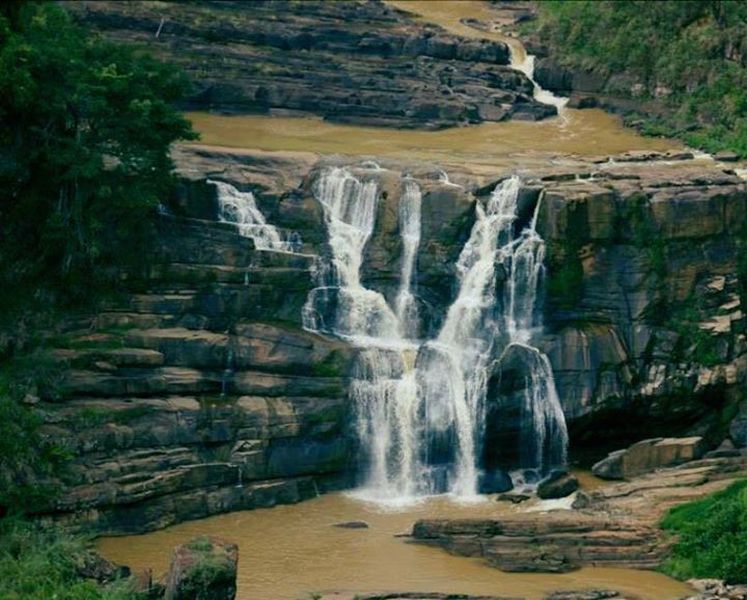 St. Clair's Falls near Nuwari Eliya in the Hill Country of Sri Lanka