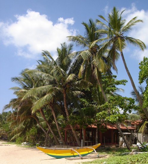 Beach at Tangalla on the South Coast of Sri Lanka