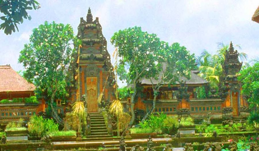 Temple on the Indonesian Island of Bali