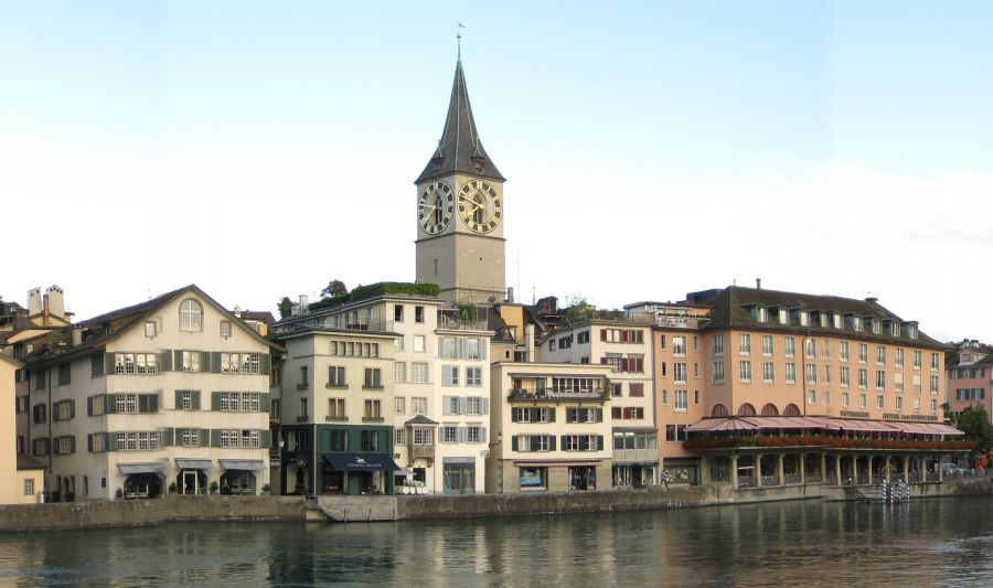 Riverfront of Zurich