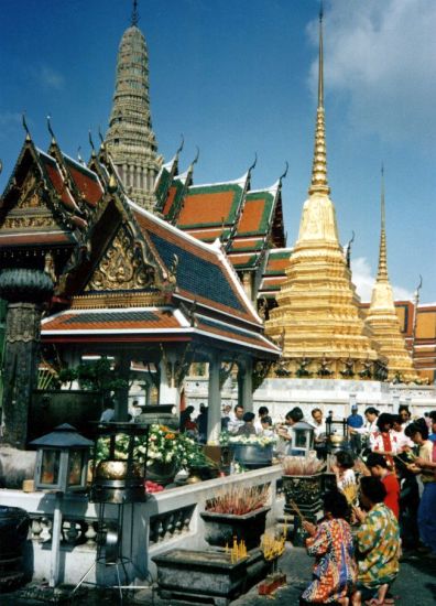 Wat Phra Kaew ( Temple of the Emerald Buddha ) in Bangkok