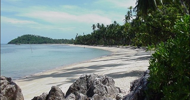 Beach on Koh Samui in Southern Thailand