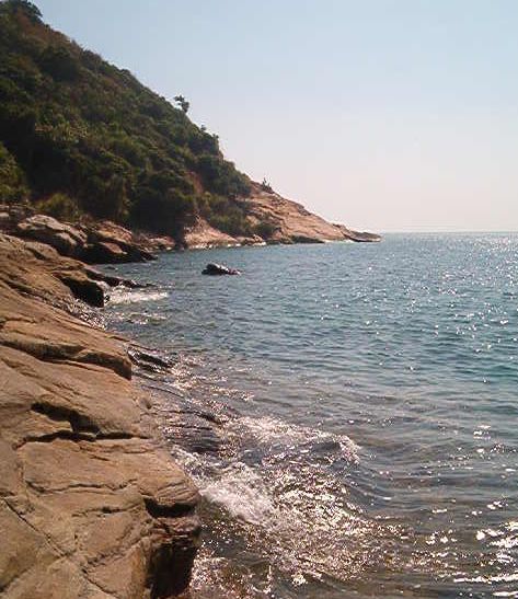 Rocky Coast on Koh Samet in SE Thailand