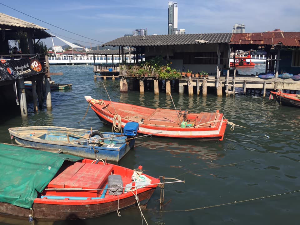 Fishing port at Si Ratcha in SE Thailand