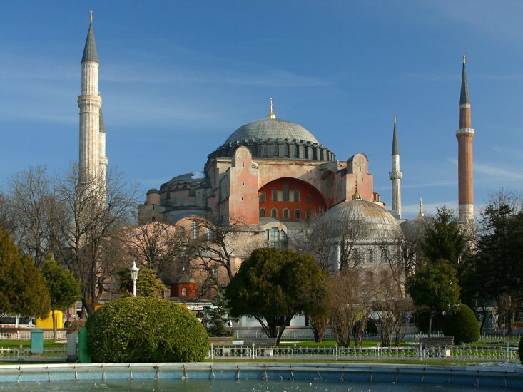 Sancta Sophia ( Hagia Sophia ) in Istanbul