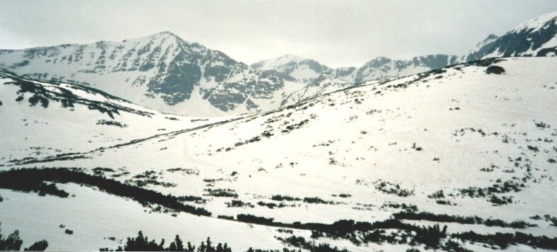 Mount Moussalla ( Musala ) - the highest mountain in Bulgaria