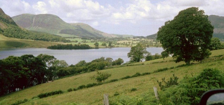 Lake Windermere in the Lake District of NW England