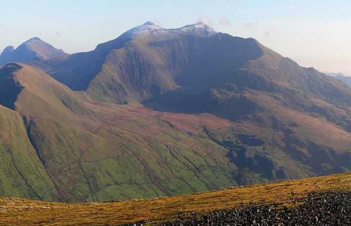 Snowdon ( Yr Wddfa ) 1085 metres, highest mountain in Wales