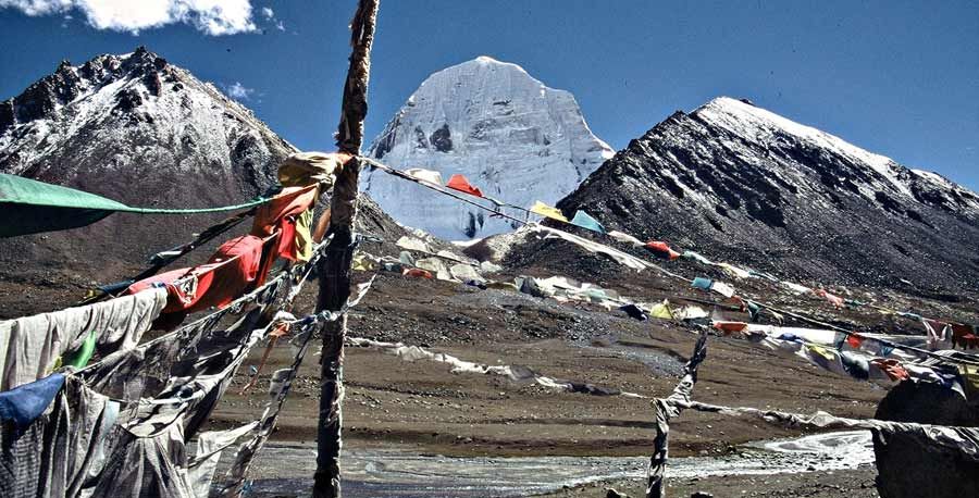 Buddhist Prayer Flags on Mount Kailash trek