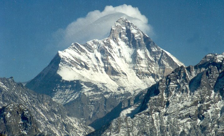 Nanda Devi in the Garwal Himalaya - the highest mountain in India