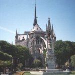 Notre Dame in Paris, capital city of France