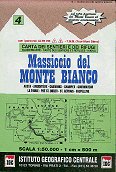 Mont Blanc Massif - Map